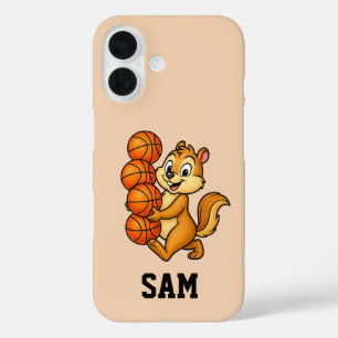 Coques iPhone 16 Conception de basketball personnalisée avec un écu
