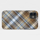 Coques Case-Mate iPhone Conception de brun, bleu-clair et blanche de (Dos (Horizontal))