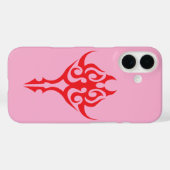 Coques Case-Mate iPhone Conception de cadre ornemental de style baroque él (Verso (horizontal))
