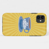 Coques Case-Mate iPhone Conception de café rétro (Dos (Horizontal))