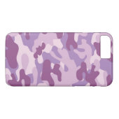 Coques Case-Mate iPhone Conception de camo violet (Dos (Horizontal))