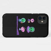 Coques Case-Mate iPhone Conception de caractères Aliens 3D (Dos (Horizontal))