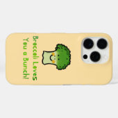 Coques Case-Mate iPhone Conception de caricature de jeu de brocoli Cute (Verso (horizontal))