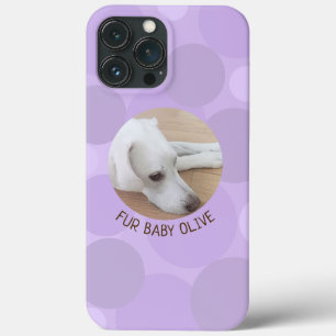 Case-Mate iPhone Case Conception de cercles pointillés mignons Polka vio