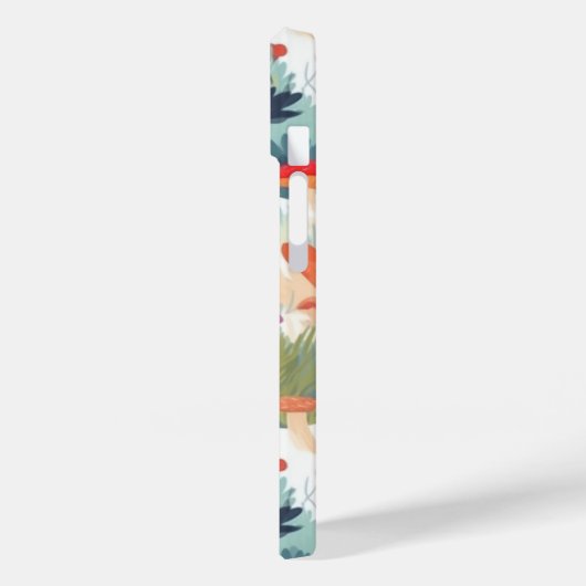 Coques Case-Mate iPhone Conception de champignons et d'arbres (Verso / Gauche)