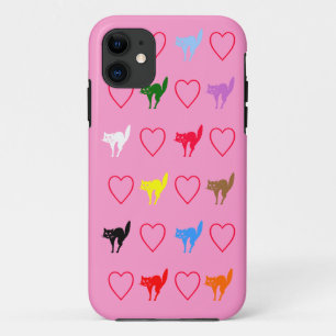 Coque Case-Mate Pour iPhone Conception de chat d'amour