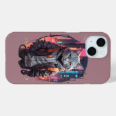 Coques Case-Mate iPhone Conception de chat de rue urbaine (Verso (horizontal))