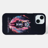Coques Case-Mate iPhone Conception de chat mignonne et élégante (Verso (horizontal))