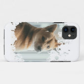 Coques Case-Mate iPhone Conception de chiot cool (Dos (Horizontal))