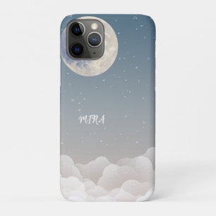 Case-Mate iPhone Case Conception de ciel bleu lune et nuages rêveurs