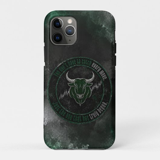 Coques Case-Mate iPhone Conception de citation de timing de taureau émerau (Dos)