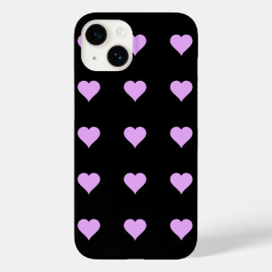 Coques Pour iPhone Conception de cœur rose et noir gothique