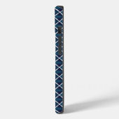 Coques Case-Mate iPhone Conception de compartiment arrondie bleue (Verso / Gauche)