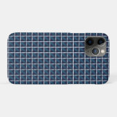 Coques Case-Mate iPhone Conception de compartiment bleu arrondi (Dos (Horizontal))