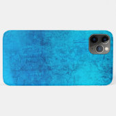Coques Case-Mate iPhone Conception de couleur unie bleue abstraite (Dos (Horizontal))