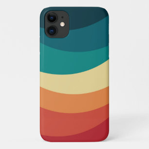 Case-Mate iPhone Case Conception de courbes de style rétro coloré