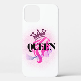 Case-Mate iPhone Case Conception de couronne de reine rose – Puissance f