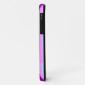 Coques Case-Mate iPhone Conception de courtepointe étoile solitaire violet (Dos/Gauche)