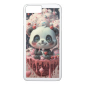 Coques Case-Mate iPhone Conception de couverture iPhone Panda joueuse (Dos)