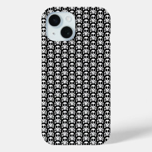 Coque Pour iPhone 15 Conception de crâne de pirate