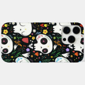 Coques Case-Mate iPhone Conception de crâne fantomatique (Verso (horizontal))