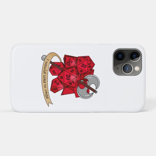 Coques Case-Mate iPhone Conception de dés barbares (Dos (Horizontal))