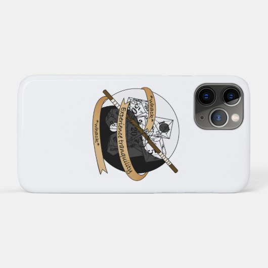 Coques Case-Mate iPhone Conception de dés de moine (Dos (Horizontal))