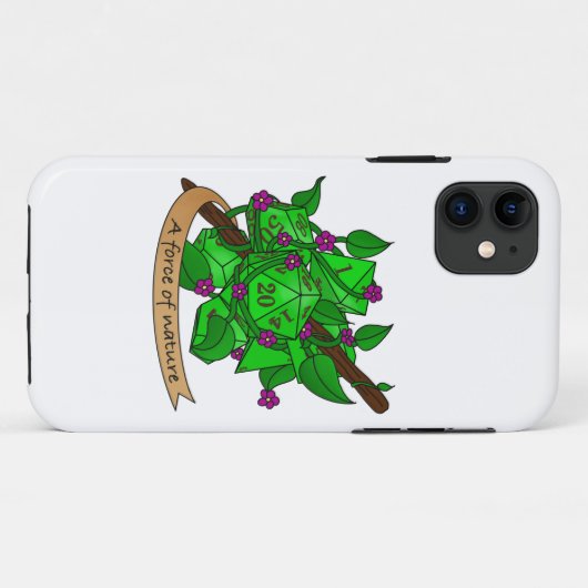 Coques Case-Mate iPhone Conception de dés Druid (Dos (Horizontal))