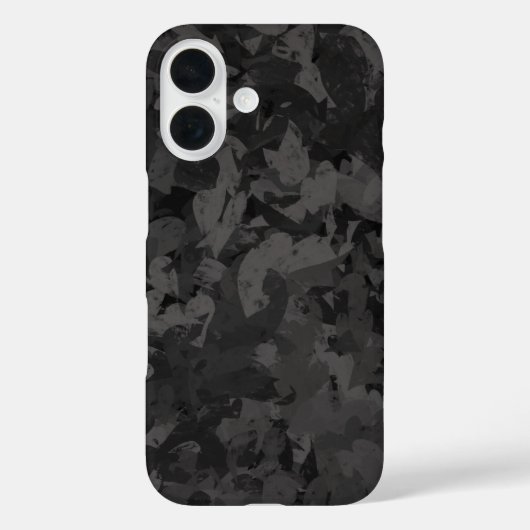 Coques Case-Mate iPhone Conception de design graphique abstrait noir et gr (Verso)