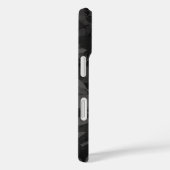 Coques Case-Mate iPhone Conception de design graphique abstrait noir et gr (Verso / Droite)