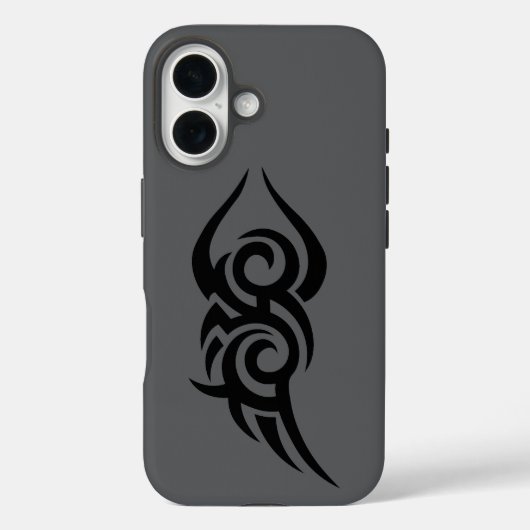 Coques Case-Mate iPhone Conception de dessin linéaire inspirée du tatouage (Verso)