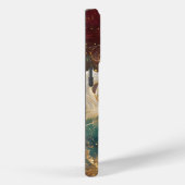 Coques Case-Mate iPhone Conception de fantaisie d'étalon blanc or (Verso / Droite)