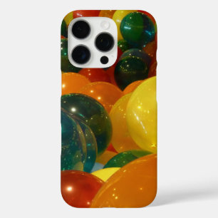 Coques iPhone 16 Pro Conception de fête de ballons colorés