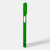 Coques Case-Mate iPhone Conception de feuille minimale verte (Verso / Droite)