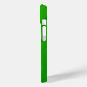 Coques Case-Mate iPhone Conception de feuille minimale verte (Verso / Gauche)