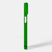 Coques Case-Mate iPhone Conception de feuille minimale verte (Verso / Droite)