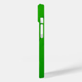 Coques Case-Mate iPhone Conception de feuille minimale verte (Verso / Gauche)