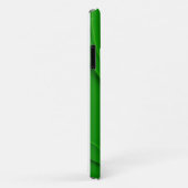 Coques Case-Mate iPhone Conception de feuille minimale verte (Dos/Droite)