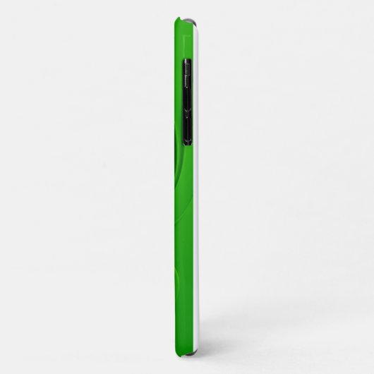 Coques Case-Mate iPhone Conception de feuille minimale verte (Dos/Gauche)