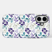 Coques Case-Mate iPhone Conception de feuilles d'aquarelle harmonieuses  (Verso (horizontal))