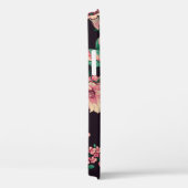 Coques Case-Mate iPhone conception de fleur aquarelle transparente avec te (Verso / Droite)