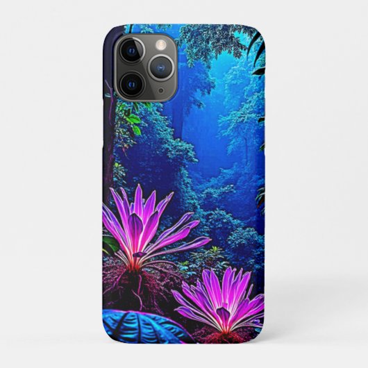 Coques Case-Mate iPhone Conception de Fleur de Jungle Lumineuse Mystique (Dos)