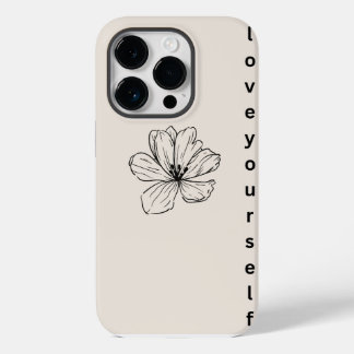 Coque Pour iPhone 14 Pro conception de fleur iphone