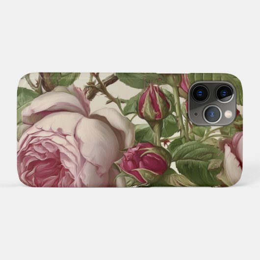 Coques Case-Mate iPhone Conception de fleurs botaniques (Dos (Horizontal))