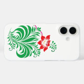 Coques Case-Mate iPhone Conception de fleurs florales ornementales – Éléga (Verso (horizontal))
