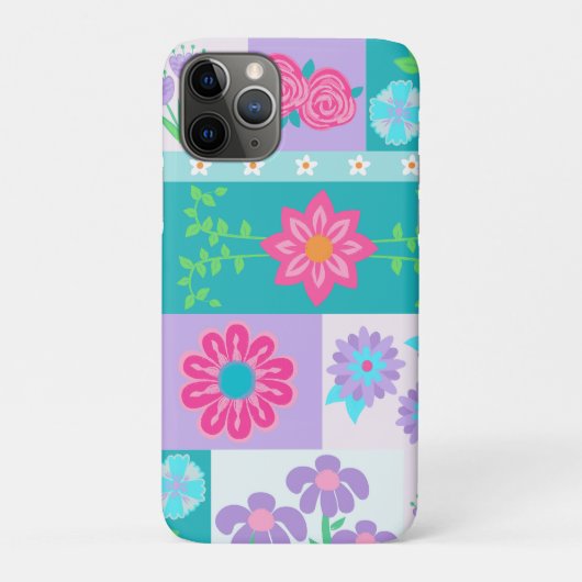 Coques Case-Mate iPhone Conception de fleurs vibrantes en fleurs (Dos)