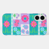 Coques Case-Mate iPhone Conception de fleurs vibrantes en fleurs (Verso (horizontal))