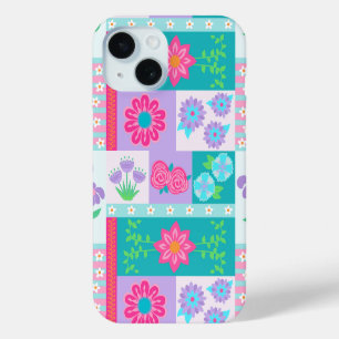 Coque Pour iPhone 15 Conception de fleurs vibrantes en fleurs