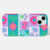 Coques Case-Mate iPhone Conception de fleurs vibrantes en fleurs (Verso (horizontal))