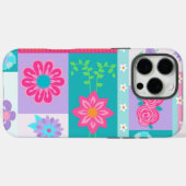 Coques Case-Mate iPhone Conception de fleurs vibrantes en fleurs (Verso (horizontal))